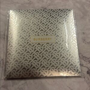 Burberry Beige GWP Novelty Hand Towel with Embossed Logo